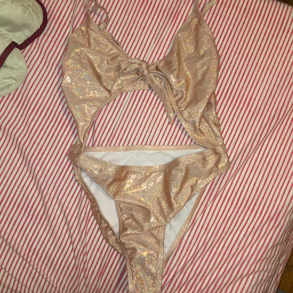 Pink One piece- Fashion Nova - Picture 4 of 6